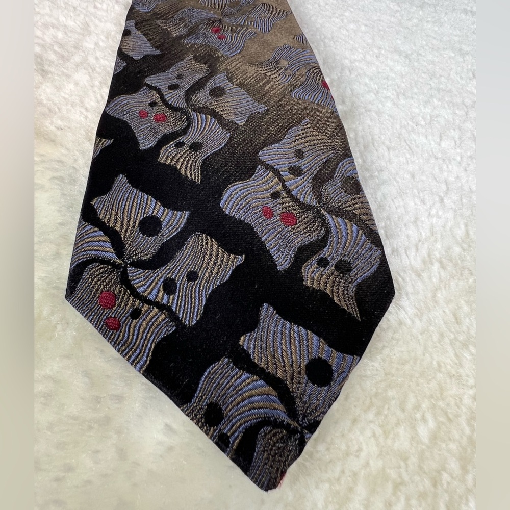 Dior Monsieur Limited Series Tie in Black and Blue